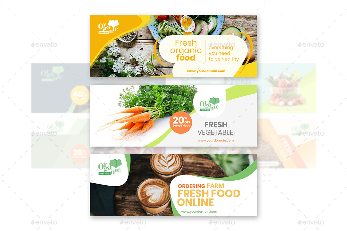 10 Facebook Cover - Organic, Web Elements | GraphicRiver